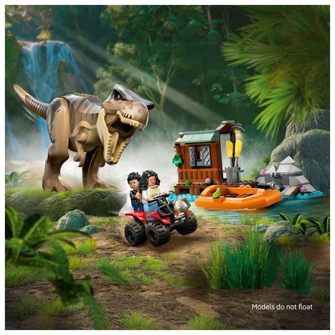 Lego Jurassic World Fuga Sul Fiume Dal T. Rex 76975