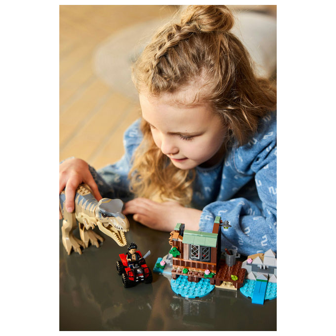 Lego Jurassic World Fuga Sul Fiume Dal T. Rex 76975