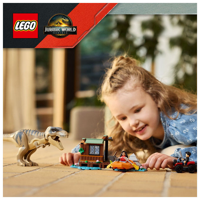 Lego Jurassic World Fuga Sul Fiume Dal T. Rex 76975