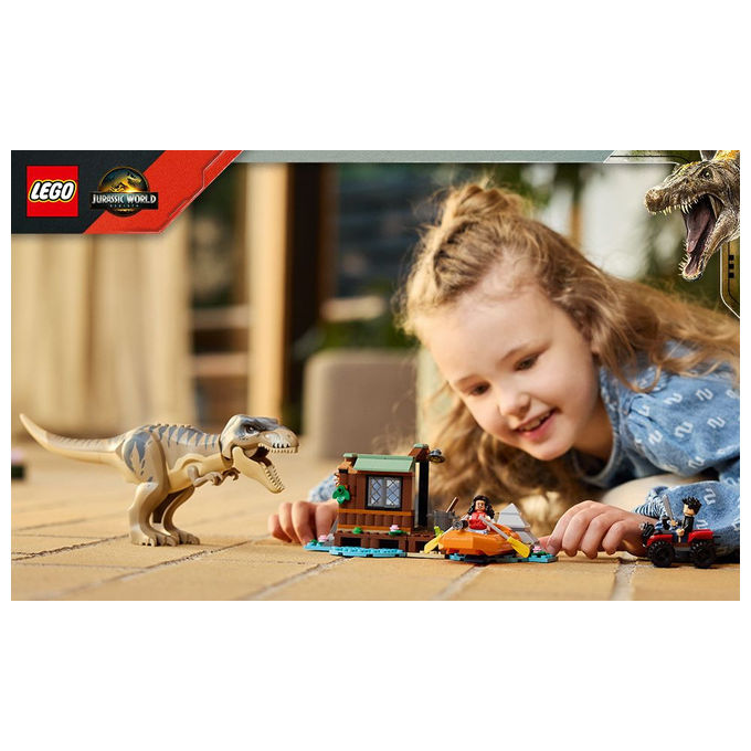 Lego Jurassic World Fuga Sul Fiume Dal T. Rex 76975