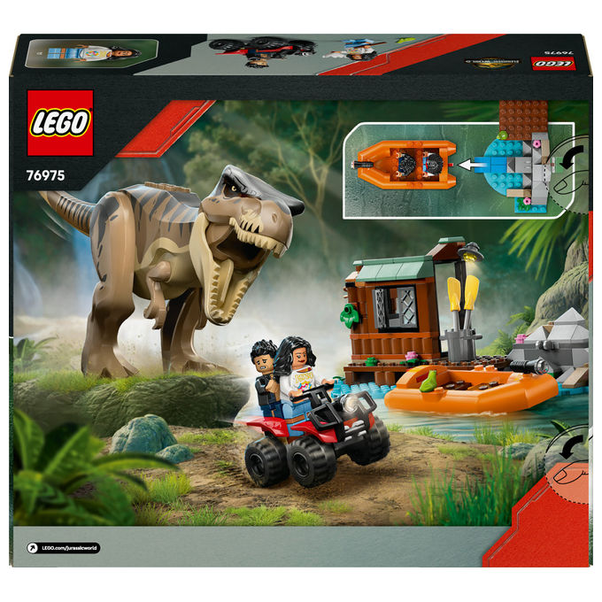 Lego Jurassic World Fuga Sul Fiume Dal T. Rex 76975