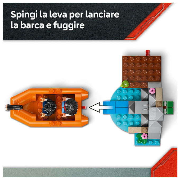 Lego Jurassic World Fuga Sul Fiume Dal T. Rex 76975