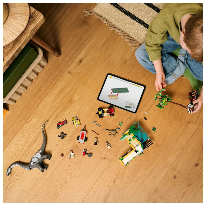 Lego Jurassic World Alla Ricerca Raptor e Titanosauro 76973