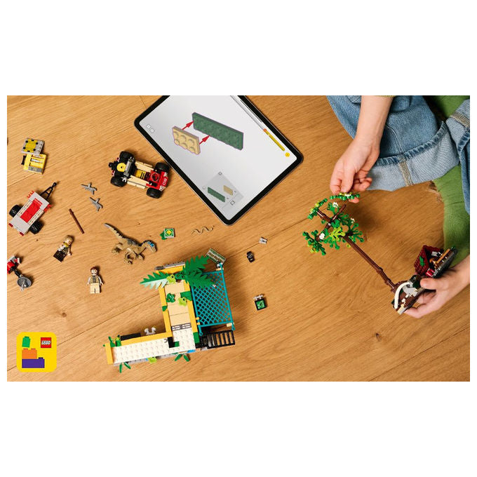 Lego Jurassic World Alla Ricerca Raptor e Titanosauro 76973