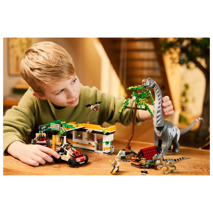 Lego Jurassic World Alla Ricerca Raptor e Titanosauro 76973