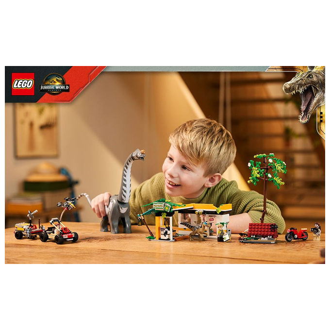 Lego Jurassic World Alla Ricerca Raptor e Titanosauro 76973
