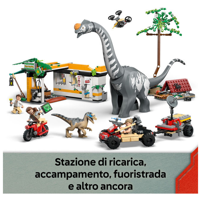 Lego Jurassic World Alla Ricerca Raptor e Titanosauro 76973