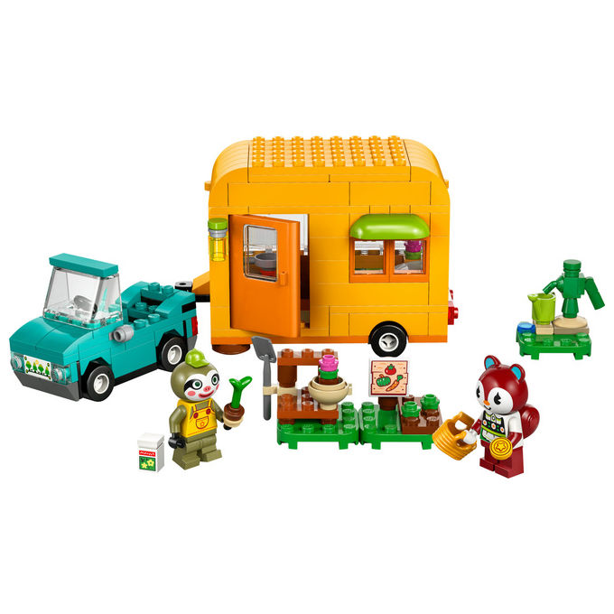 Lego Animal Crossing La Roulotte e il Negozio di Giardinaggio di Florindo