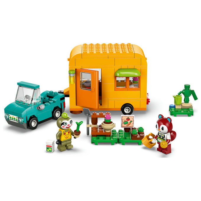 Lego Animal Crossing La Roulotte e il Negozio di Giardinaggio di Florindo