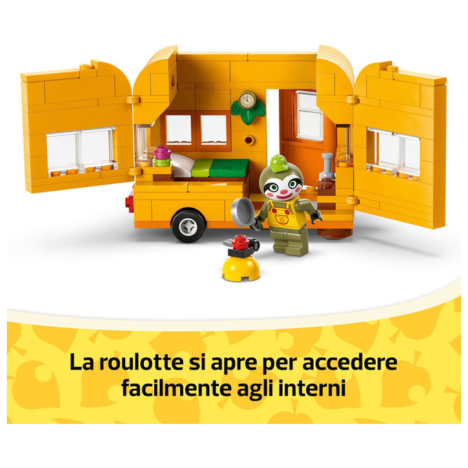 Lego Animal Crossing La Roulotte e il Negozio di Giardinaggio di Florindo