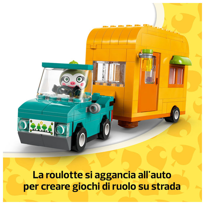Lego Animal Crossing La Roulotte e il Negozio di Giardinaggio di Florindo
