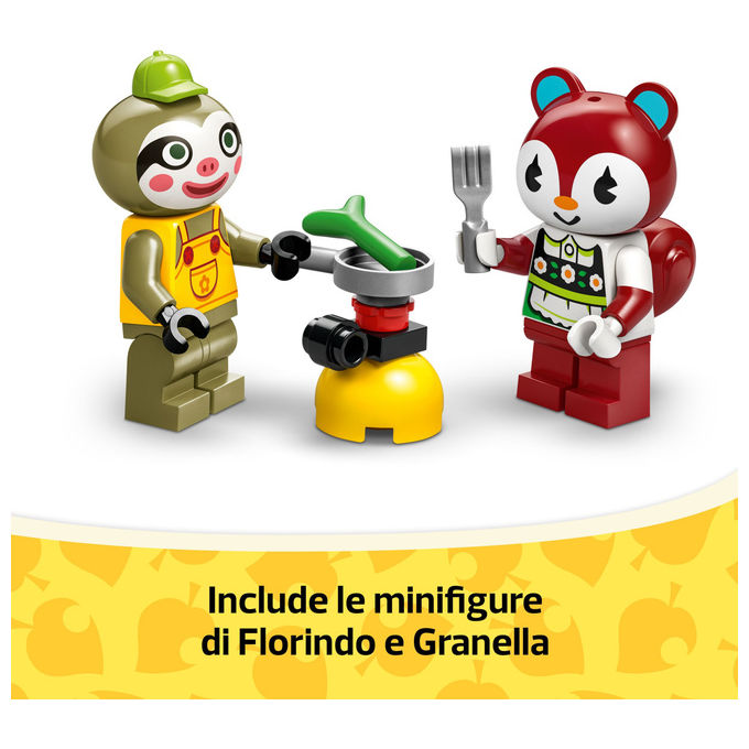 Lego Animal Crossing La Roulotte e il Negozio di Giardinaggio di Florindo