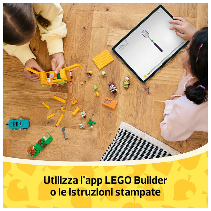 Lego Animal Crossing La Roulotte e il Negozio di Giardinaggio di Florindo