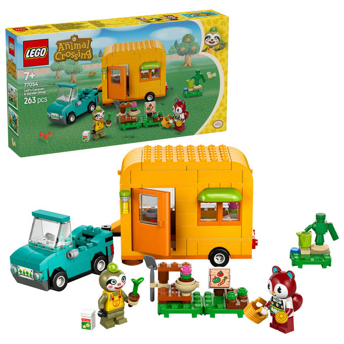 Lego Animal Crossing La Roulotte e il Negozio di Giardinaggio di Florindo