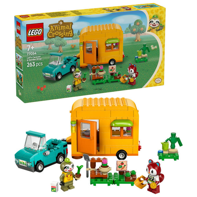 Lego Animal Crossing La Roulotte e il Negozio di Giardinaggio di Florindo