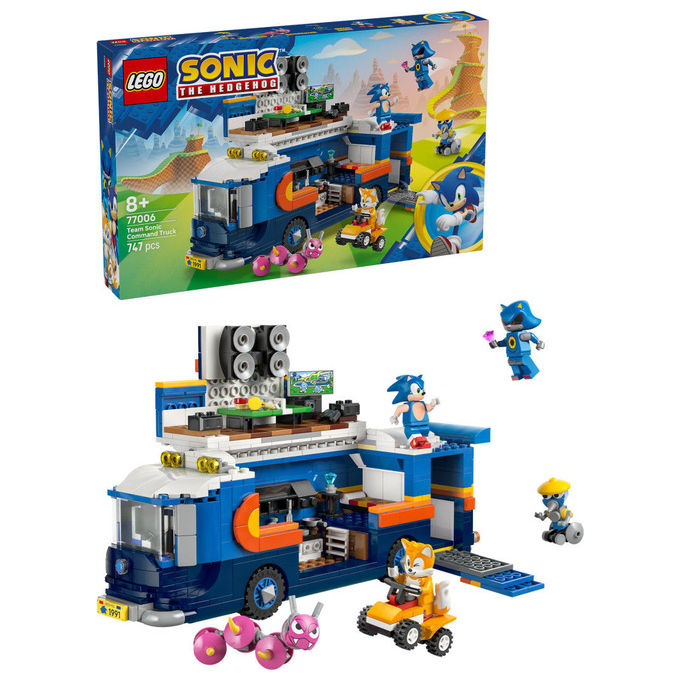 Lego Camion di Comando Team Sonic, Set costruzioni 747 Pezzi