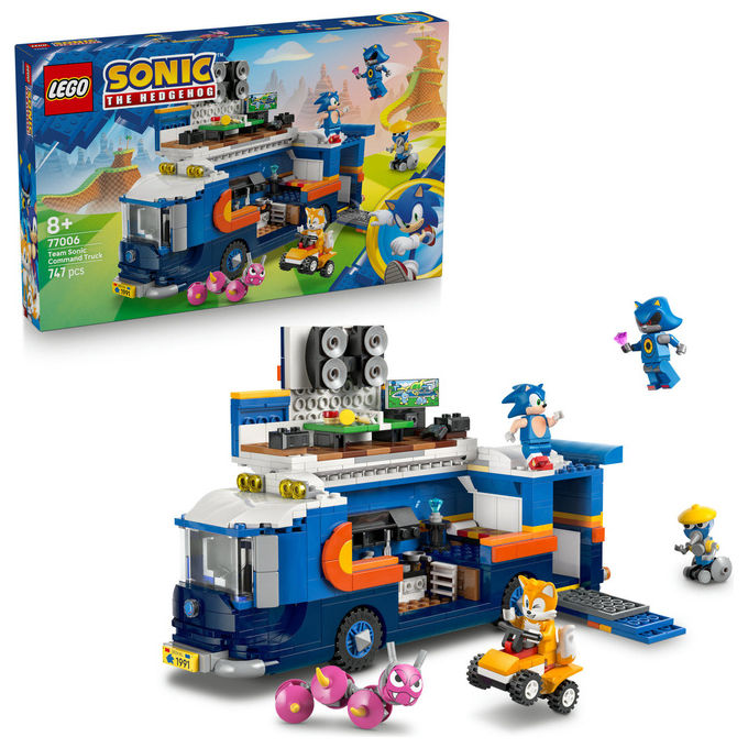 Lego Camion di Comando Team Sonic, Set costruzioni 747 Pezzi