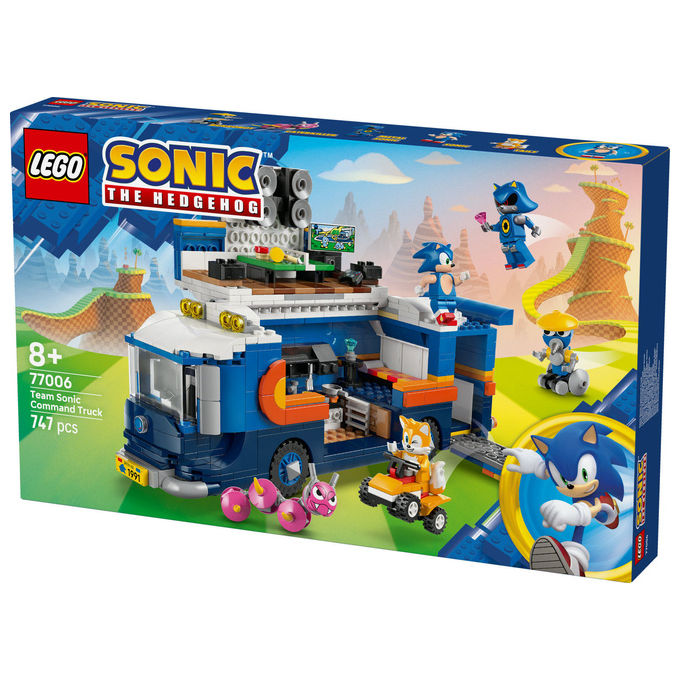 Lego Camion di Comando Team Sonic, Set costruzioni 747 Pezzi