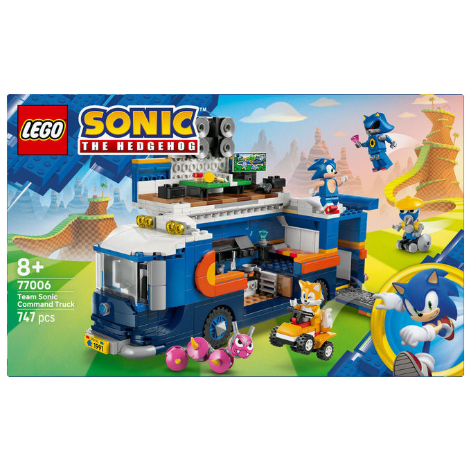 Lego Camion di Comando Team Sonic, Set costruzioni 747 Pezzi