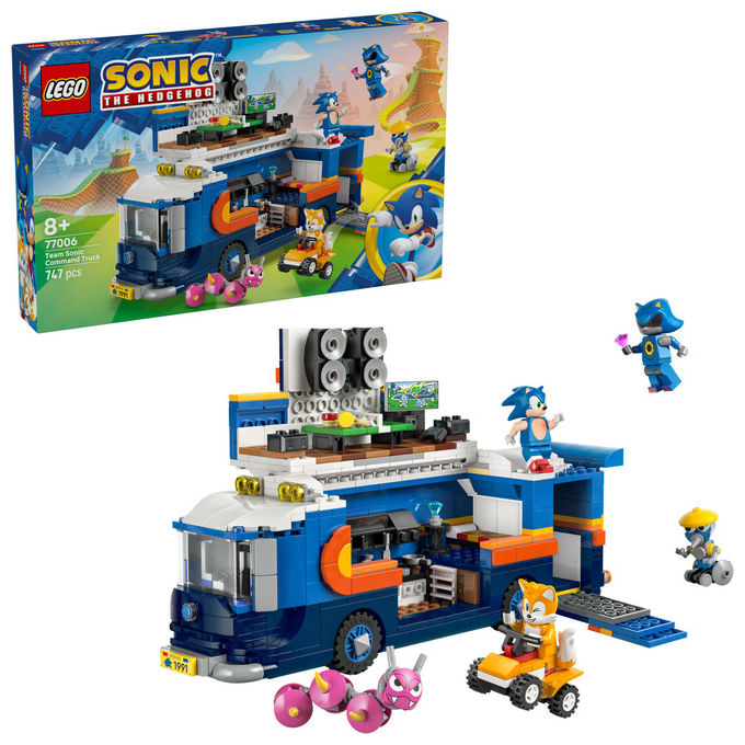 Lego Camion di Comando Team Sonic, Set costruzioni 747 Pezzi