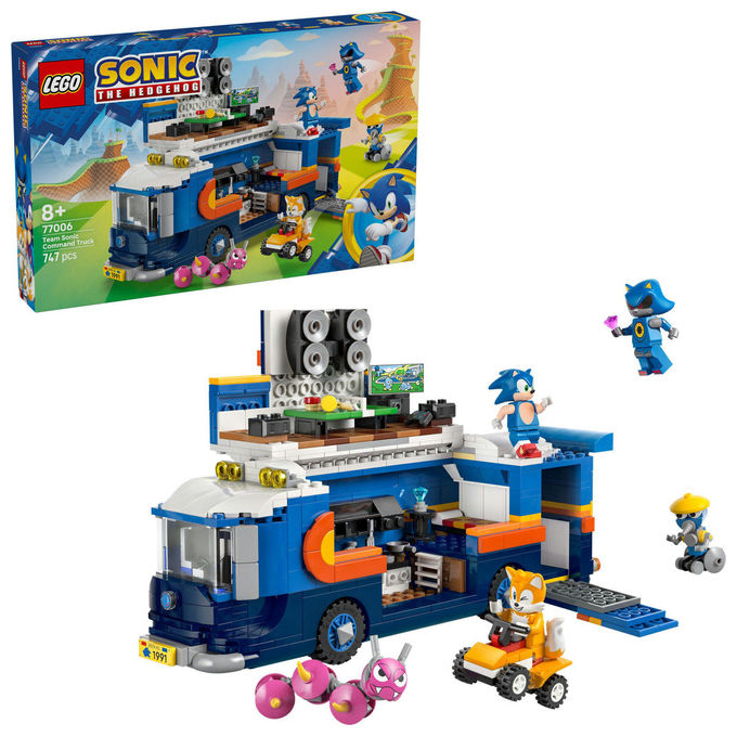 Lego Camion di Comando Team Sonic, Set costruzioni 747 Pezzi
