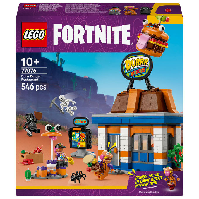 Lego Ristorante di Durrr Burger Fortnite, Set costruzioni