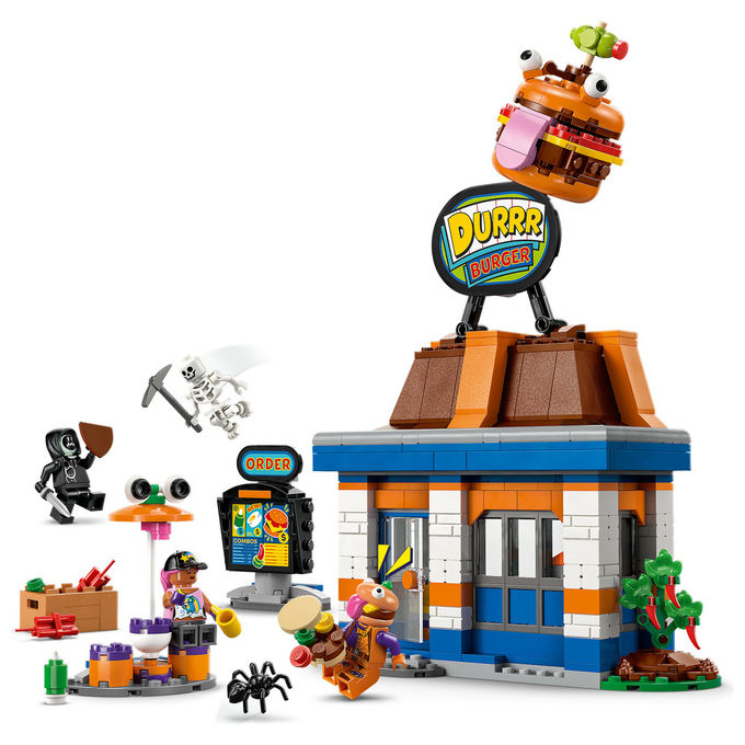 Lego Ristorante di Durrr Burger Fortnite, Set costruzioni
