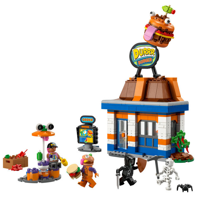 Lego Ristorante di Durrr Burger Fortnite, Set costruzioni