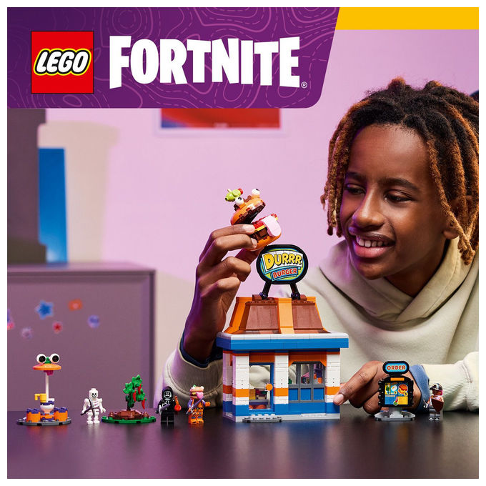 Lego Ristorante di Durrr Burger Fortnite, Set costruzioni
