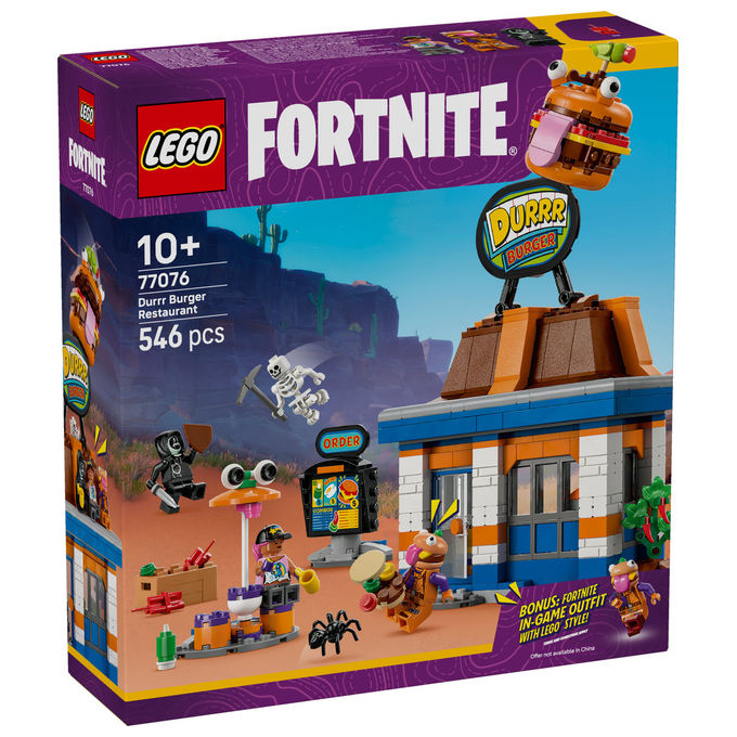 Lego Ristorante di Durrr Burger Fortnite, Set costruzioni