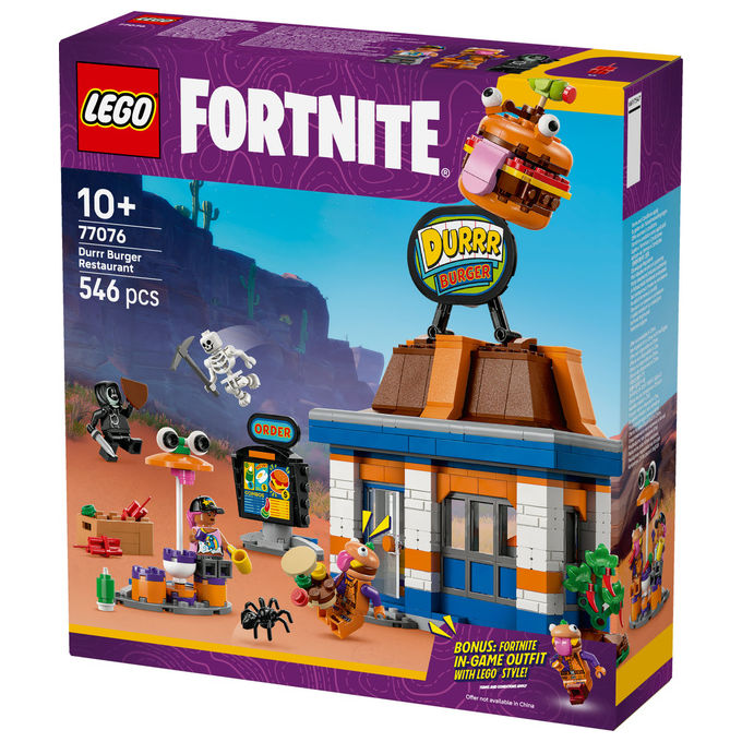 Lego Ristorante di Durrr Burger Fortnite, Set costruzioni