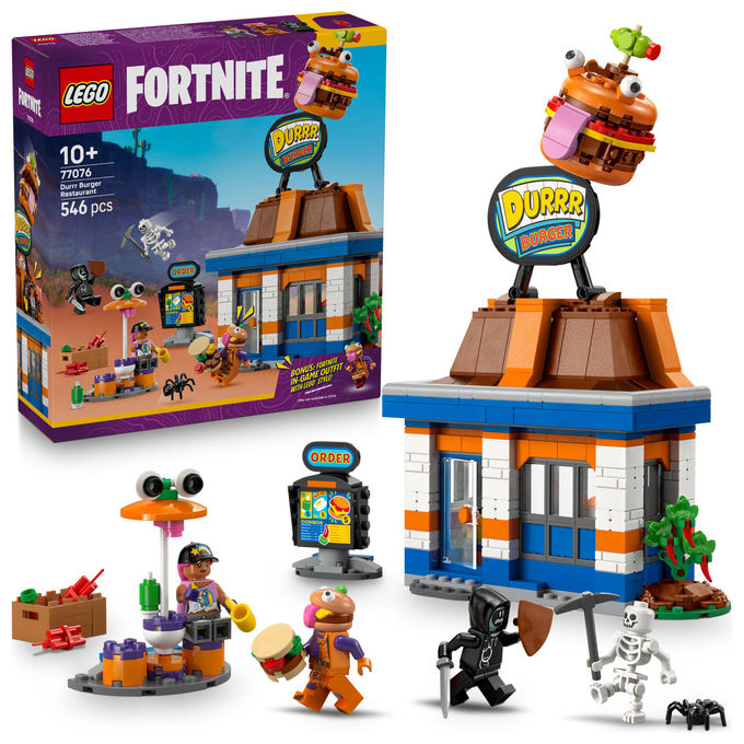 Lego Ristorante di Durrr Burger Fortnite, Set costruzioni