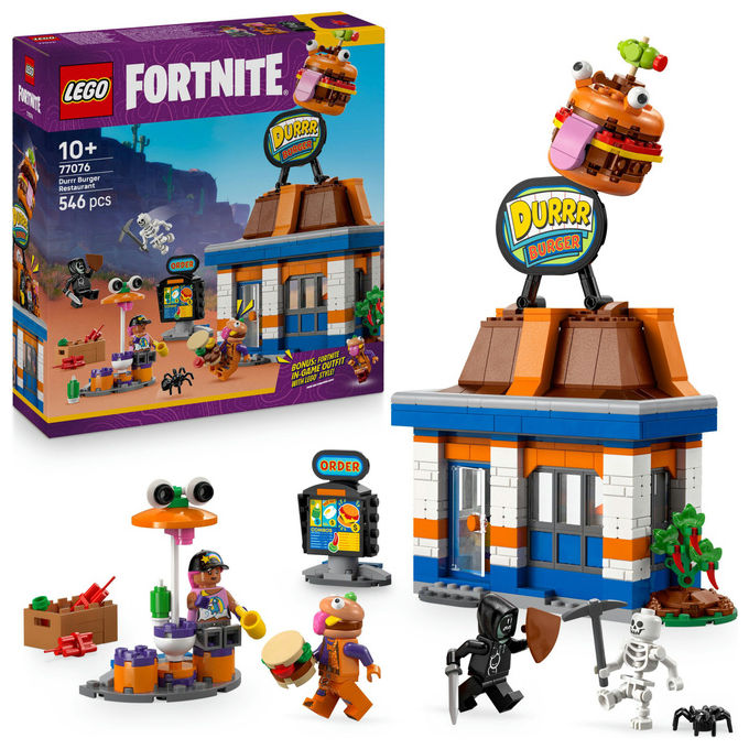 Lego Ristorante di Durrr Burger Fortnite, Set costruzioni