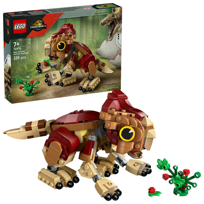 Lego Jurassic World Dinosauro Cucciolo Aquilops