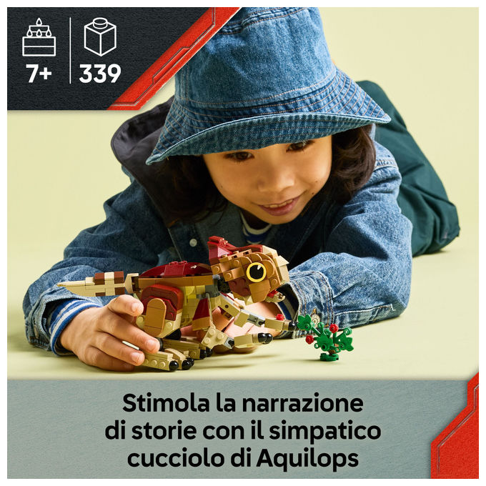 Lego Jurassic World Dinosauro Cucciolo Aquilops