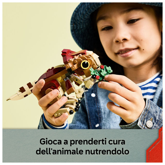 Lego Jurassic World Dinosauro Cucciolo Aquilops