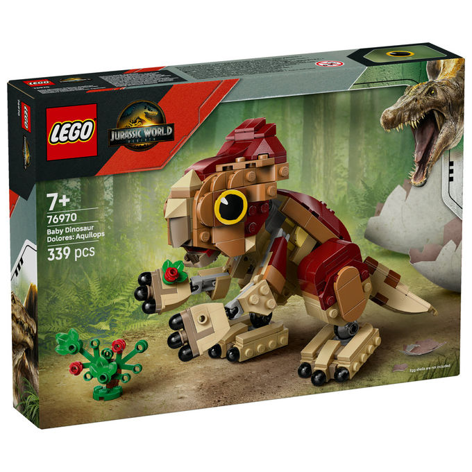 Lego Jurassic World Dinosauro Cucciolo Aquilops