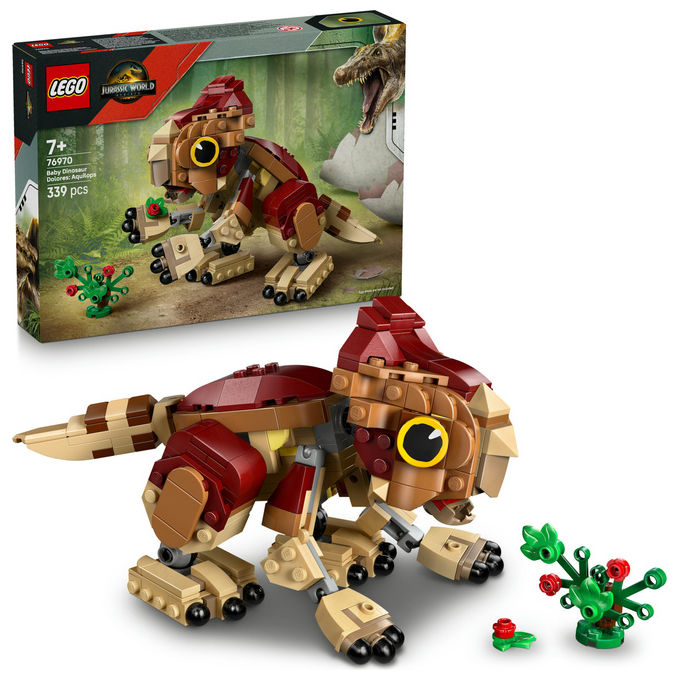 Lego Jurassic World Dinosauro Cucciolo Aquilops