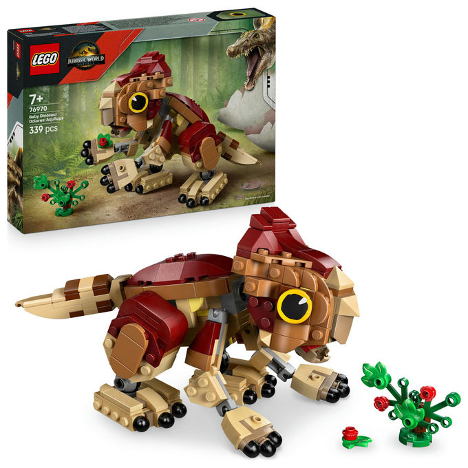 Lego Jurassic World Dinosauro Cucciolo Aquilops