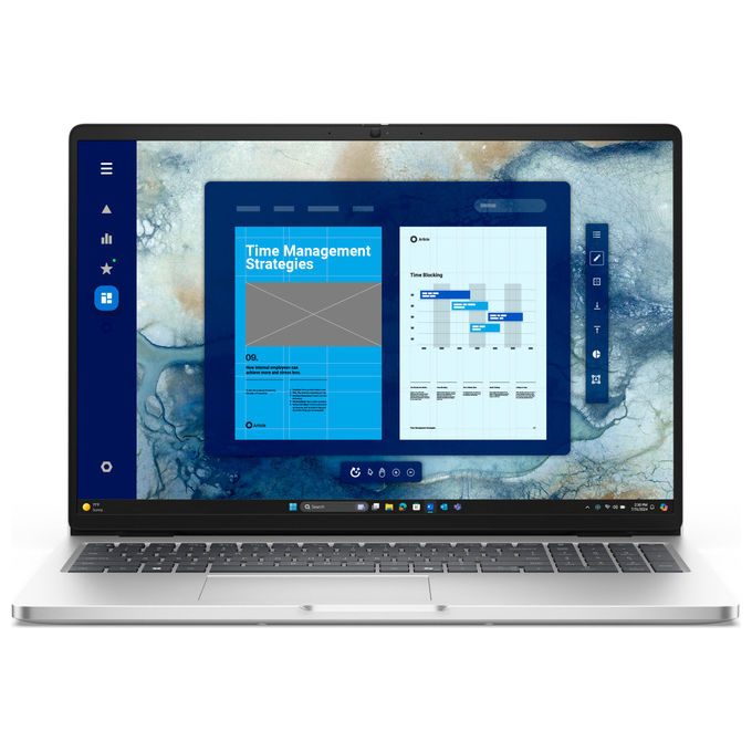 Dell Pro PC16250 Computer Portatile 16'' Full HD+ Ultra 7 32GB 1TB Windows 11 Platino