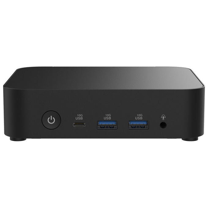 Asus 90AR00M2-M00030 NUC 14 Essential Mini PC Barebone Intel N250 RAM 16GB DDR5 SSD M.2 NVMe Wi-Fi 6E Bluetooth 5.3 colore Nero