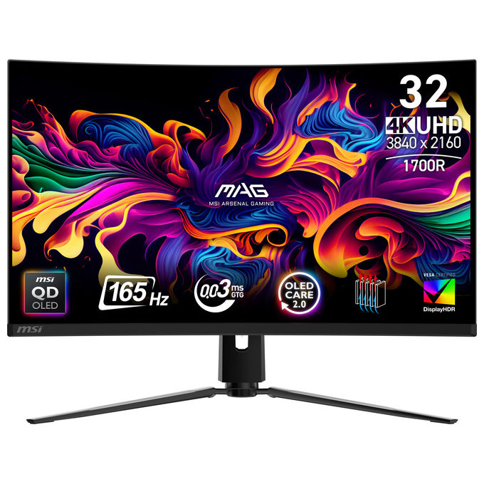 MSI Mag 321CUP Monitor Pc Gaming 31.5 Pollici 4K Ultra Hd