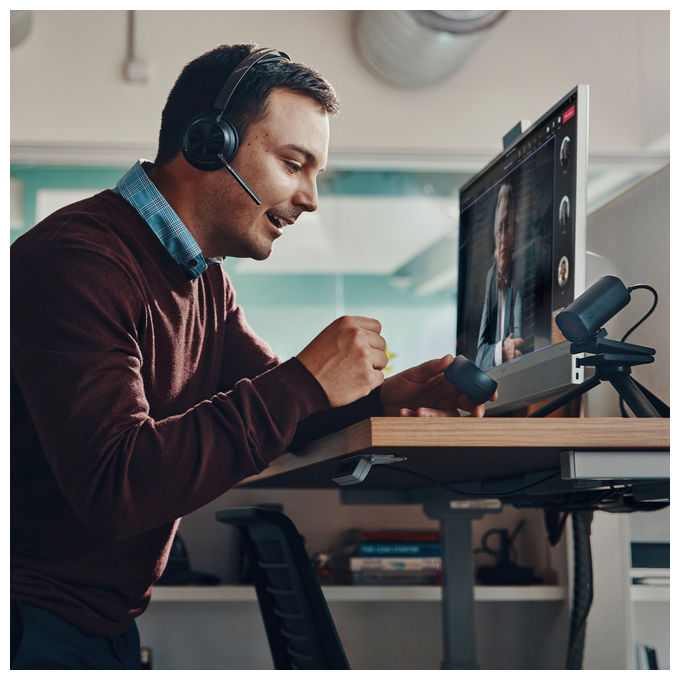 Poly Voyager Focus 2 Cuffie Wireless USB-C per Microsoft Teams