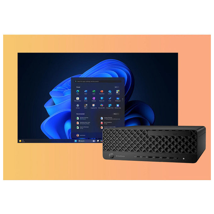 Hp EliteDesk 8 G1i SFF Desktop Ai Pc, Ultra 7, 16GB, 512GB, Windows 11 Pro