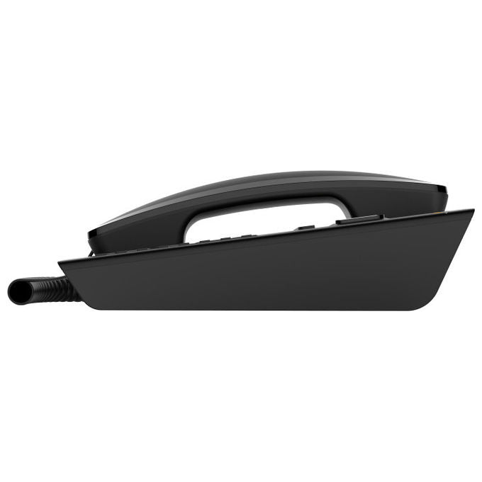 Alcatel T78 Telefono Fisso con Identificatore di Chiamata Nero