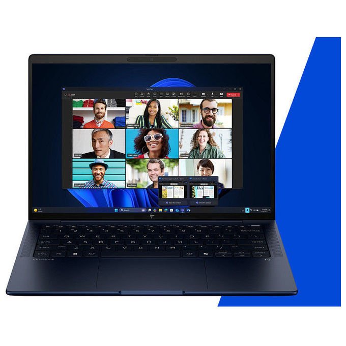 HP B69B1ET EliteBook X G1i Notebook 14 Intel Core Ultra 7 16GB RAM 1TB SSD WiFi 7 Windows 11 Pro colore Blu
