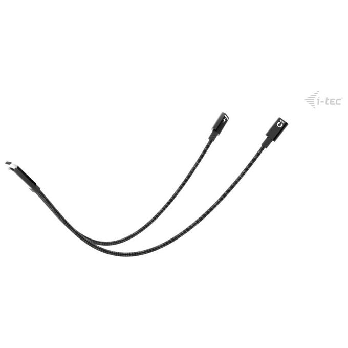I-tec Cavo Splitter Usb-c Audio Dati Ricarica 100w