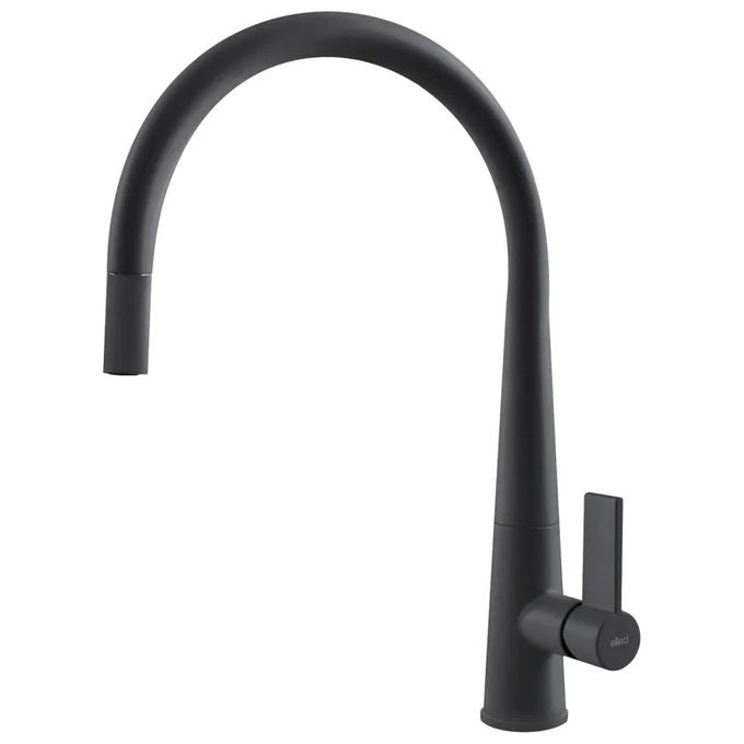 Elleci Athena Plus Miscelatore Monocomando Nero con Doccetta Estraibile