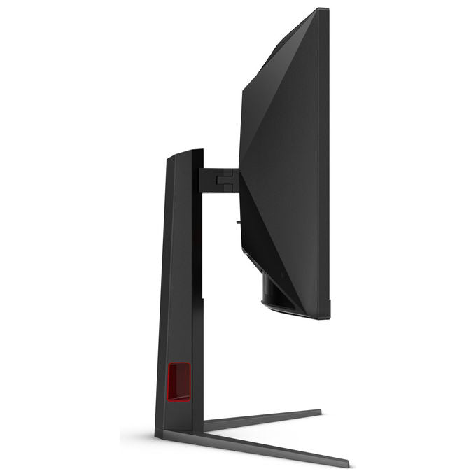 AOC CU34G4 Monitor PC Curvo 34'' WQHD 3440x1440 Fast VA 180Hz 1ms HDR10 AMD FreeSync Premium colore Nero Rosso