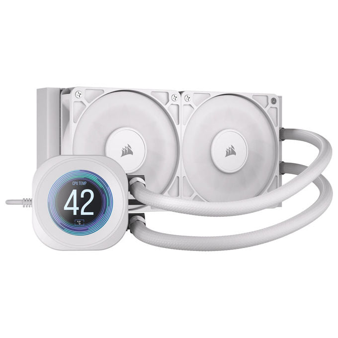 Corsair Nautilus 240 RS LCD Raffreddatore a Liquido Bianco